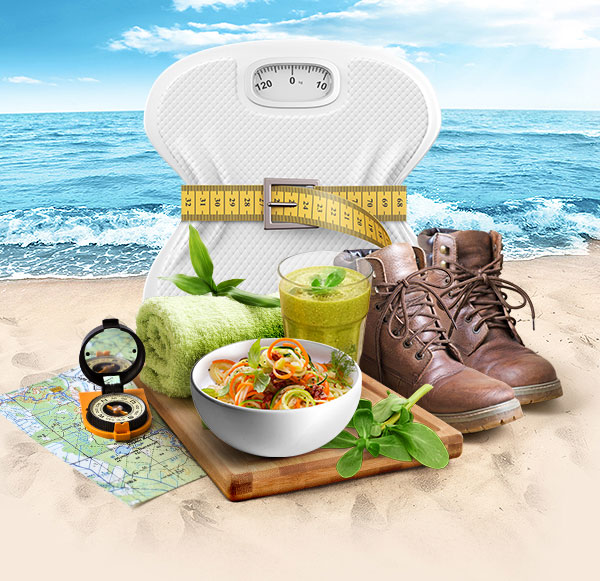 Basenfasten und Wandern