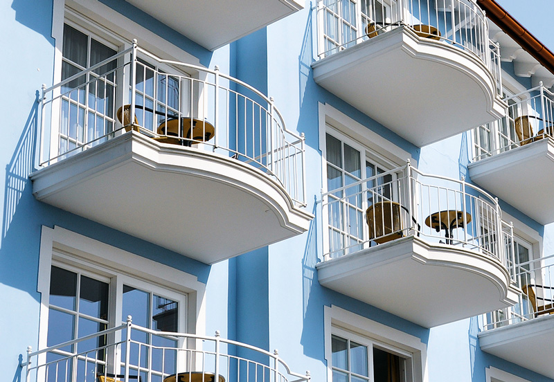 Balconies, external view