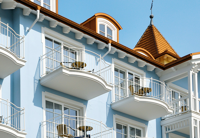 Balconies, external view